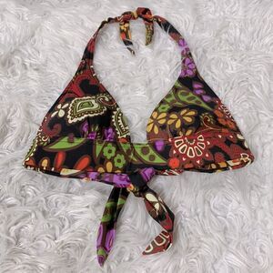 🍁9 SALE🍁 VICTORIA’S Secret bikini top retro print women size Small